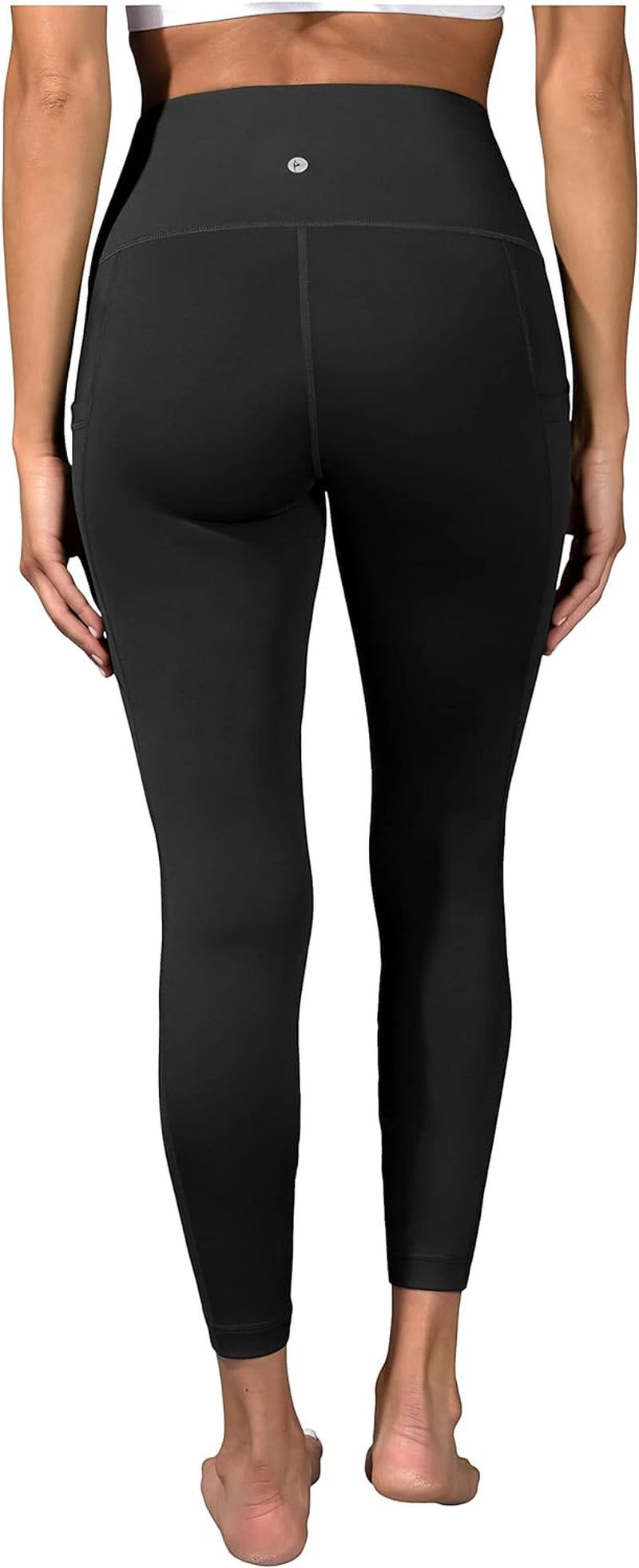 Super High Waist Elastic Free Ankle Legging with Side Pocket